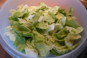 Zelený šalát s grilovaným lososom a parenými zemiakmi (fotorecept) - obrázok 5