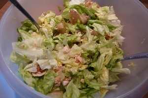 Zelený šalát s grilovaným lososom a parenými zemiakmi (fotorecept) - obrázok 7