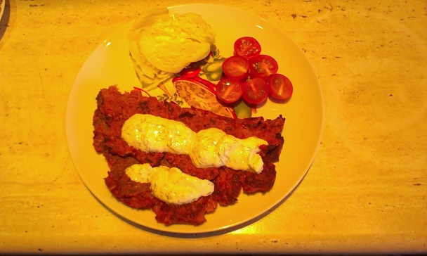 Zeleninové placky s jogurtovým dipom (fotorecept) - obrázok 6