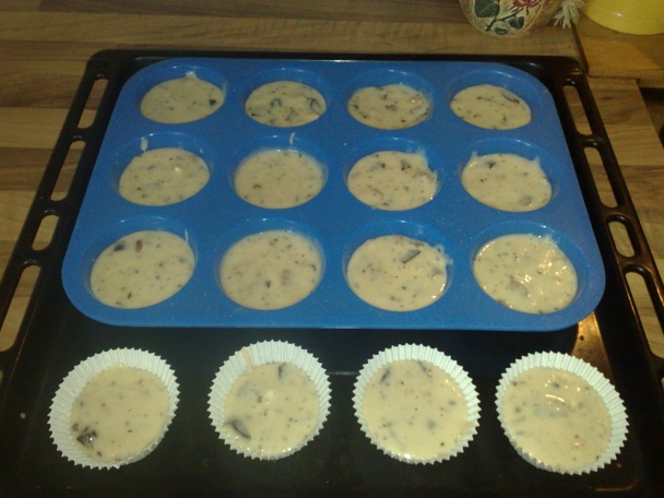 Čokoládovo-orechové muffiny (fotorecept) - obrázok 4