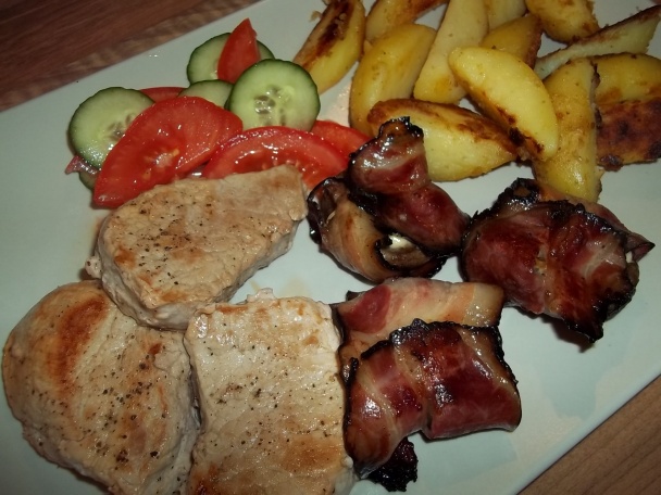 Grilovaná sviečkovica s plnenými šampiňónmi (fotorecept) - obrázok 11