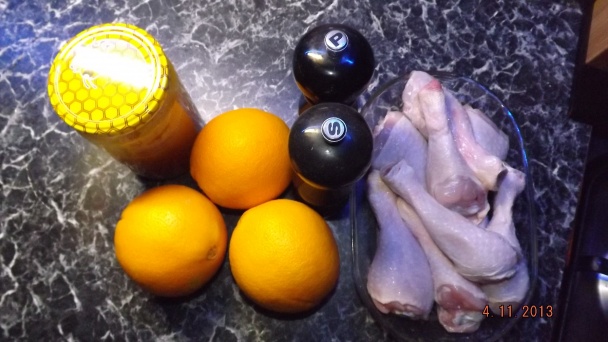Kurča s pomarančovou omáčkou (fotorecept) - obrázok 1