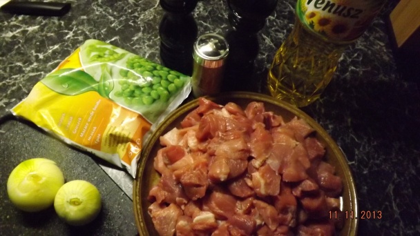 Bravčové s hráškom (fotorecept) - obrázok 1