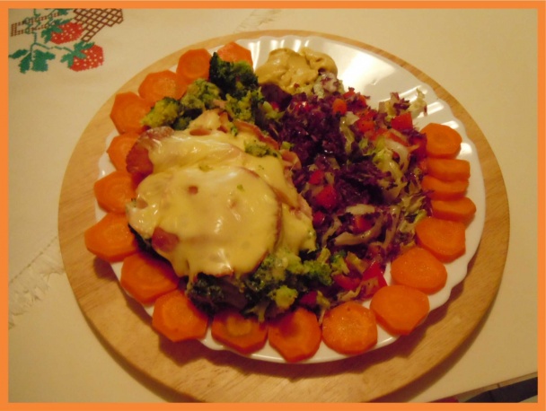 Brokolica so šunkou, syrom a s mrkvičkou - obrázok 2