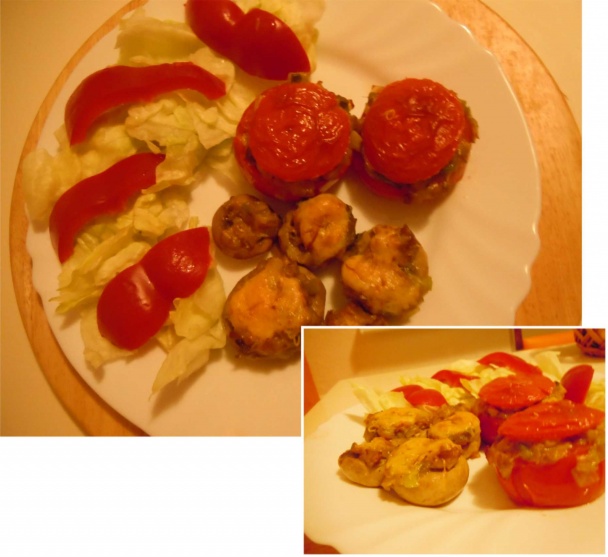 Plnené šampiňóny (fotorecept) - obrázok 11