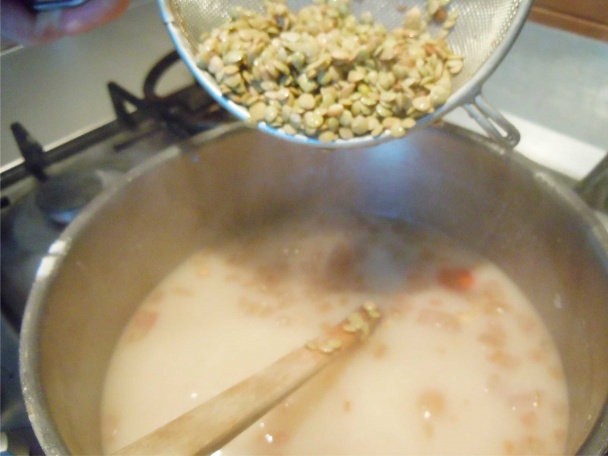 Sedliacka šošovicová polievka - obrázok 7