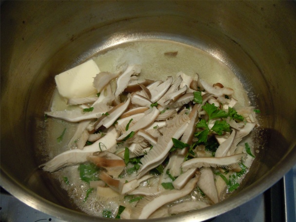 Jarná polievka s domácou hlivou ustricovou - obrázok 2