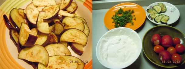 Zapečený baklažán s cícerom - obrázok 1