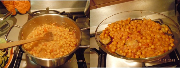 Zapečený baklažán s cícerom - obrázok 2