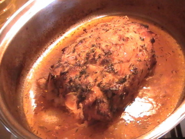 Pečené bravčové karé s pomarančom (fotorecept) - obrázok 5