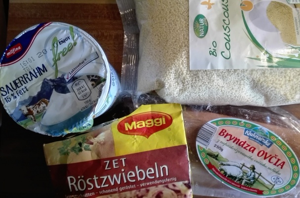 Kuskus na spôsob bryndzových halušiek - obrázok 1