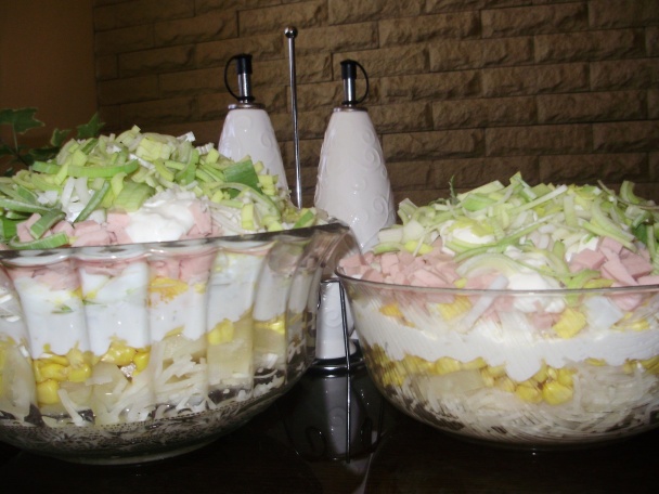 Jarný vrstvený šalátik  - obrázok 3