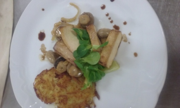 Tofu na šampiňónoch - obrázok 1