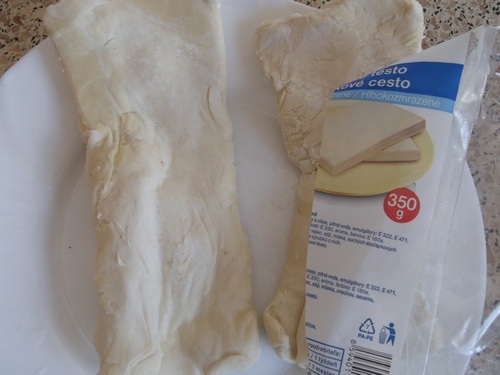 Slané pečivo z lístkového cesta (fotorecept) - obrázok 1