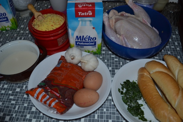 Plnené kurča + plnka (fotorecept) - obrázok 1