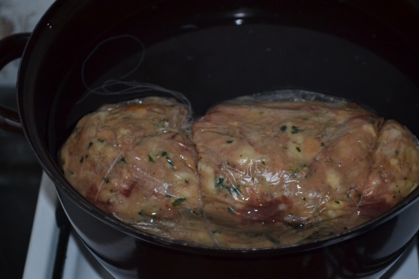 Plnené kurča + plnka (fotorecept) - obrázok 7