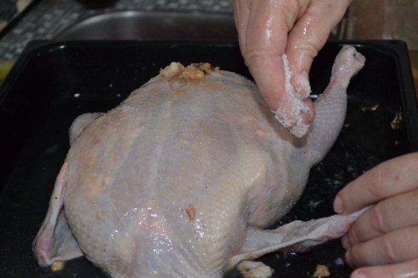 Plnené kurča + plnka (fotorecept) - obrázok 8