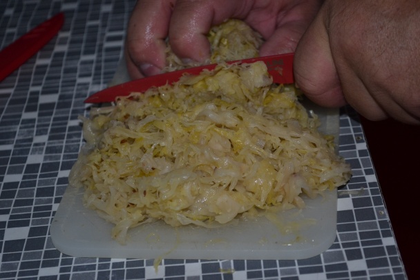 Moravské knedličky plnené údeným mäsom s kapustou (fotorecept) - obrázok 7