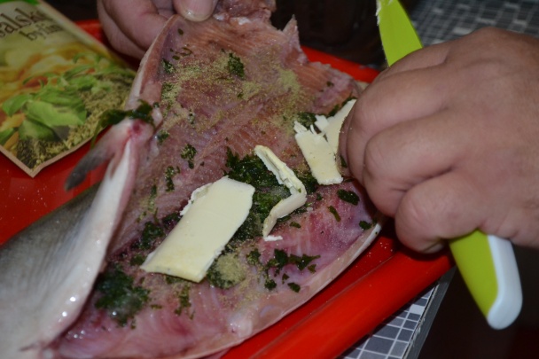 Losos na bylinkách ...  v alobale (fotorecept) - obrázok 4