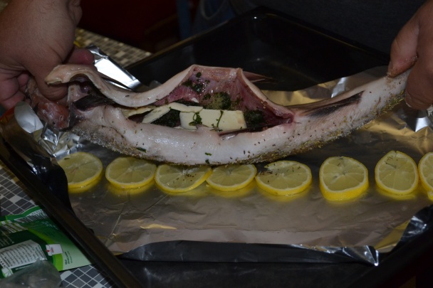 Losos na bylinkách ...  v alobale (fotorecept) - obrázok 5