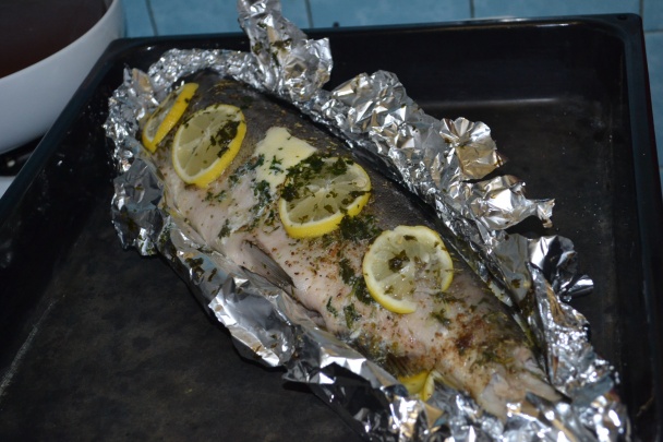 Losos na bylinkách ...  v alobale (fotorecept) - obrázok 7