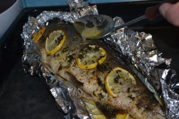 Losos na bylinkách ...  v alobale (fotorecept) - obrázok 8