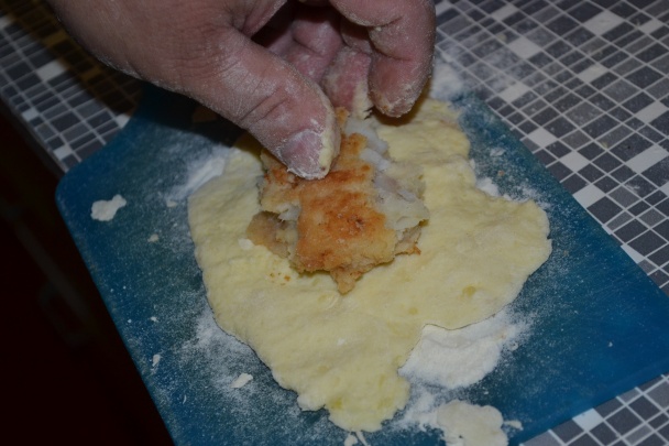 Plnené placičky zo zemiakovej kaše - obrázok 3