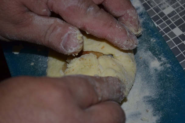 Plnené placičky zo zemiakovej kaše - obrázok 4