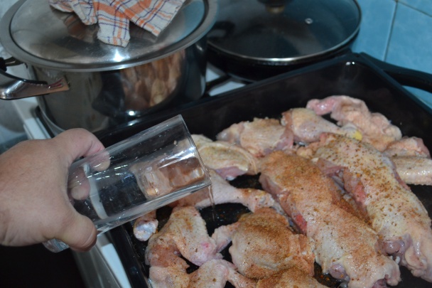 Fazuľové struky s grilovaným kurčaťom - obrázok 2