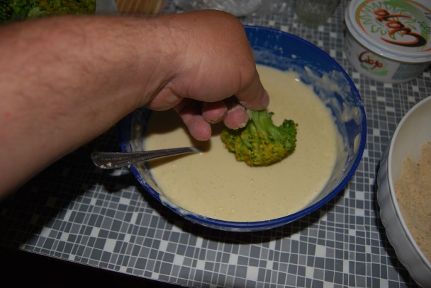 Vyprážaná brokolica so zemiakovým pyré - obrázok 7