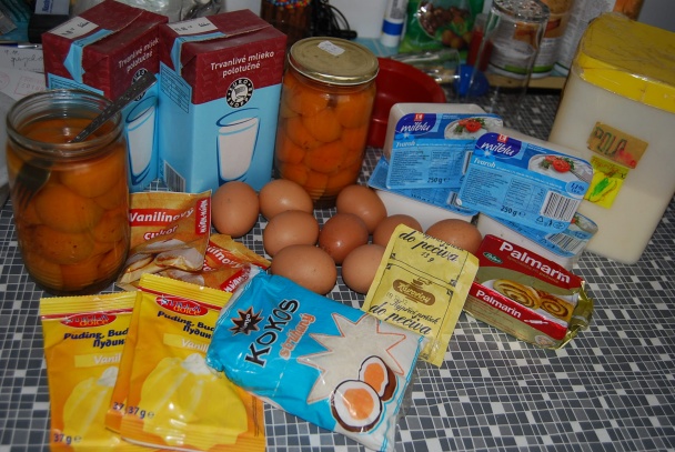 Tvarohovo-marhuľový s kokosovým... (fotorecept) - obrázok 1