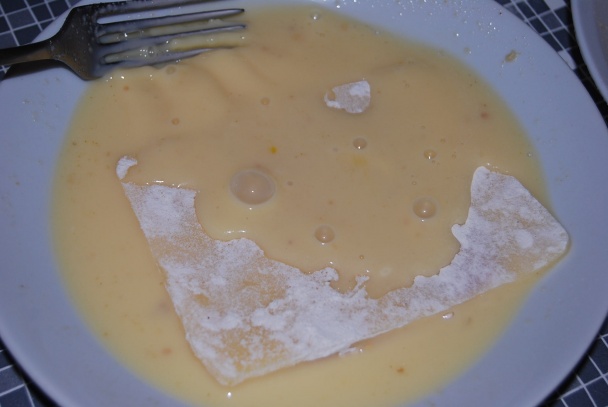 Vysmážaný syr so šunkou alebo salámou (fotorecept) - obrázok 4