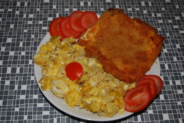 Vysmážaný syr so šunkou alebo salámou (fotorecept) - obrázok 8