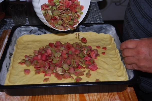 Rebarborový koláč (fotorecept) - obrázok 4