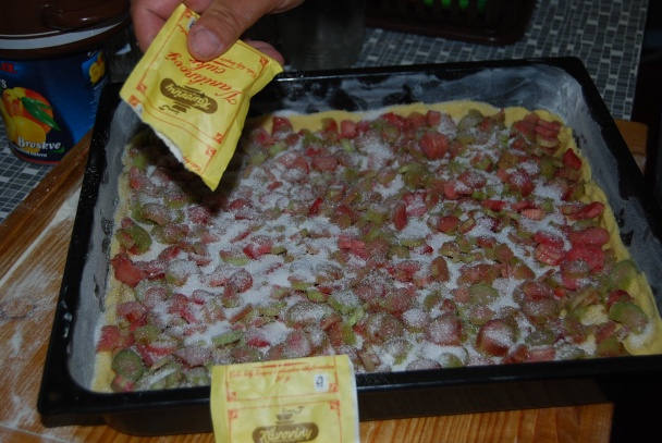 Rebarborový koláč (fotorecept) - obrázok 6