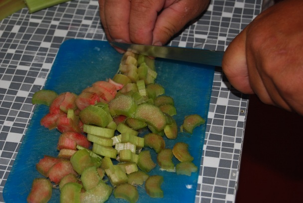Rebarborový strúhaný koláč/-e (fotorecept) - obrázok 3