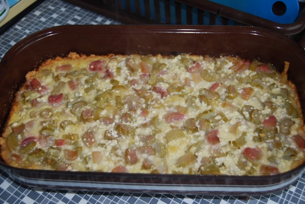 Rebarborový strúhaný koláč/-e (fotorecept) - obrázok 8