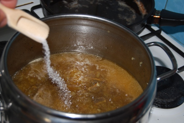 Bravčové stehno na dubákoch (fotorecept) - obrázok 11