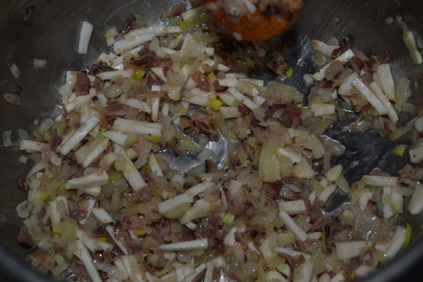 Kuracie srdcia na šampiňónoch s hráškom (fotorecept) - obrázok 3