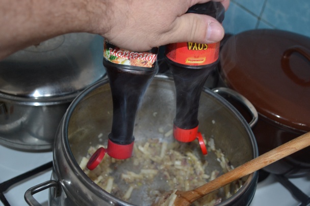 Kuracie srdcia na šampiňónoch s hráškom (fotorecept) - obrázok 5