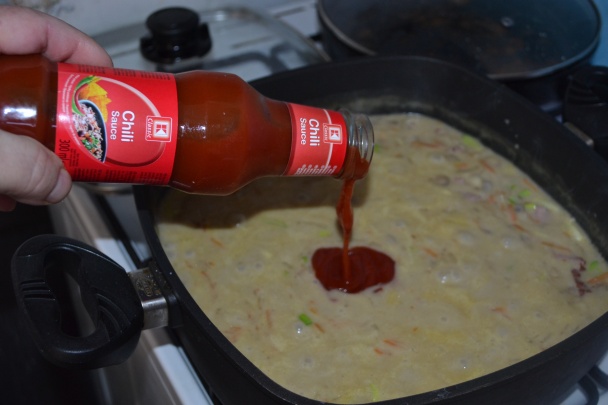 Šampiňóny na zelenine s údeným stehnom - obrázok 12