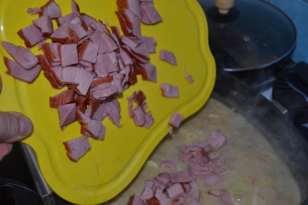 Šampiňóny na zelenine s údeným stehnom - obrázok 13