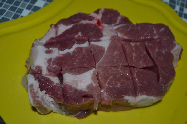 Bravčová krkovička so zelerovým pyré (fotorecept) - obrázok 1