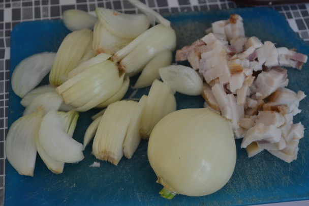 Hríby na zelenine a s kuracími prsiami na slanine (fotorecept) - obrázok 2