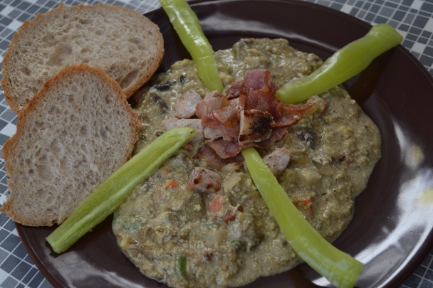 Hríby na zelenine a s kuracími prsiami na slanine (fotorecept) - obrázok 15