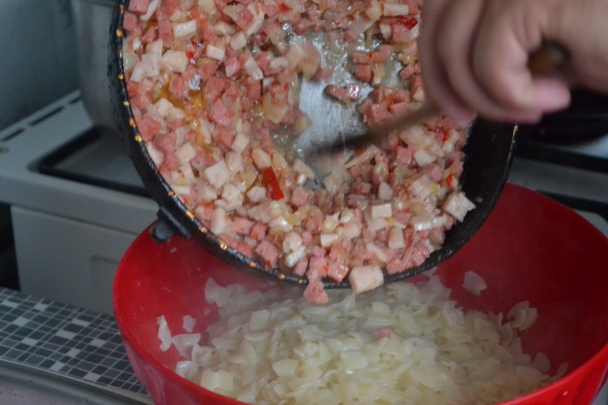 Šunka-fleky ......jedlo menej bohatých (fotorecept) - obrázok 9