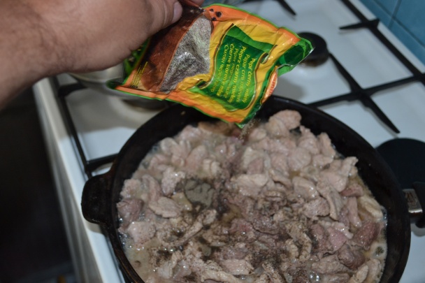 Tekvicový úprívarok s pikantným mäsom (fotorecept) - obrázok 11