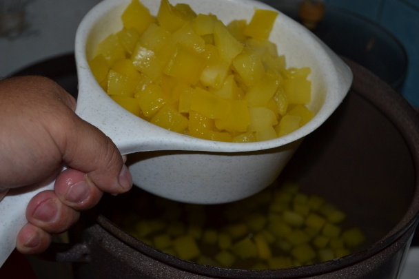 Tekvicový kompót s višňami v cukre (fotorecept) - obrázok 6