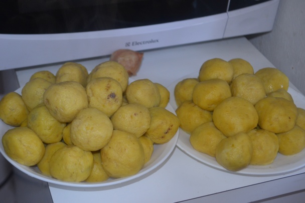 Bramborové knedlíky plnené bravčovou pečienkou (fotorecept) - obrázok 12