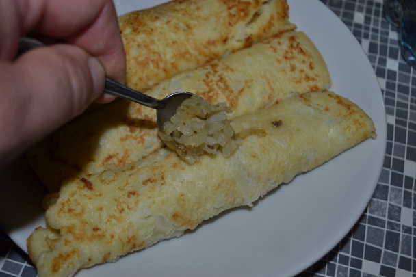 Karfiolové palacinky s hovädzou pečienkou (fotorecept) - obrázok 12